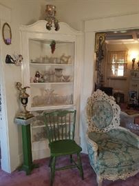 Lots and lots of glass, depression, carnival pressed, all kinds.....