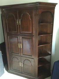 Beautiful Cherry Wood Armoire Unit