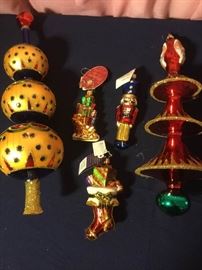 Radko Tree Toppers and More
