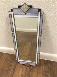 Rectangular Stained Glass Mirror