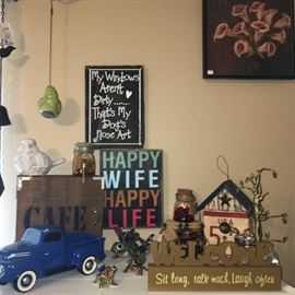 Great New Signs! Happy Wife - Happy Life....My Windows Aren't Dirty, That's My Dog's Nose Art! lol