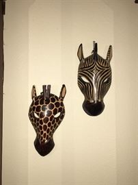 More African Art....Wood Masks