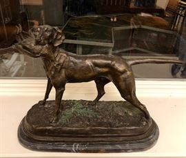 Bronze statue by Jules Moigniez -handmade and cast in the traditional Lost Wax Casting Process.
