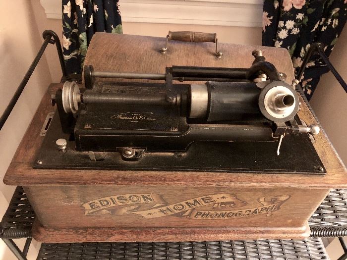 Antique Edison Home Phonograph