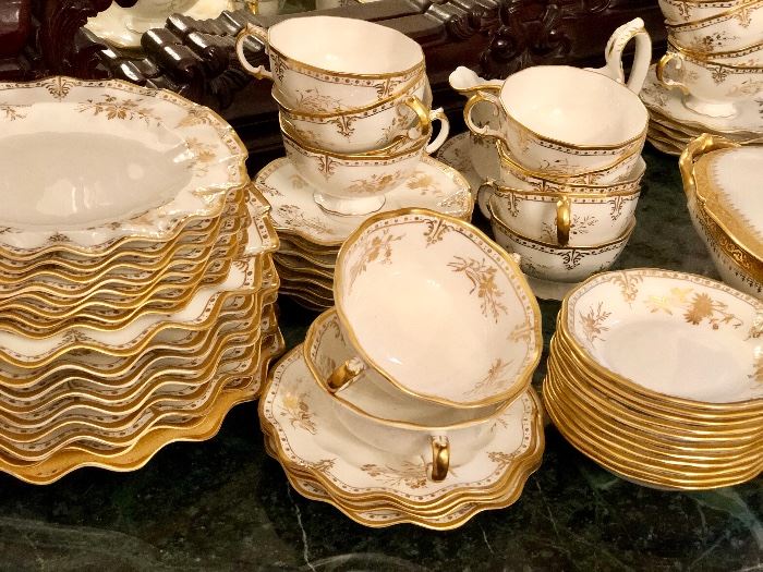 Royal Crown Derby --Royal St. James -- This is the most beautiful set we have ever seen featuring 93 pieces!