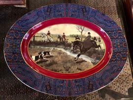 Wedgewood - Ralph Lauren hunt scene platter