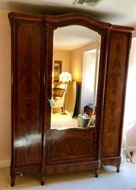 Giant Narnia armoire - matches bed, nightstands, bureau and Pier mirror.