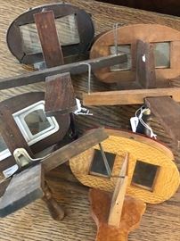 Antique stereoscope viewers