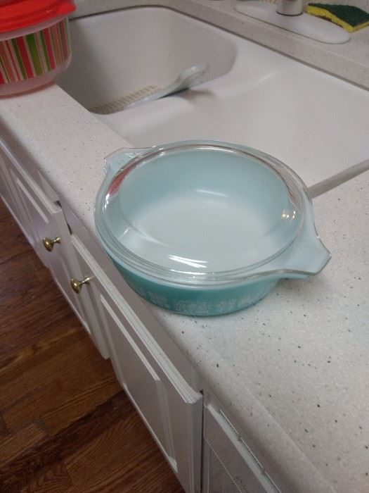 My favorite colored Pyrex!!