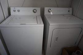 Washer and dryer