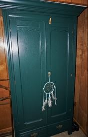 Refurbished and painted wardrobe