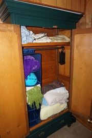 Refurbished and painted wardrobe