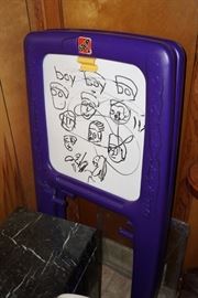 Child's dry erase board