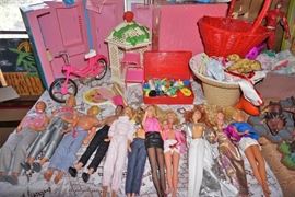 Barbie and Ken items
