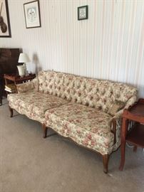 French tuffed sofa
