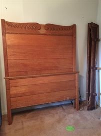 Antique Oak Bed