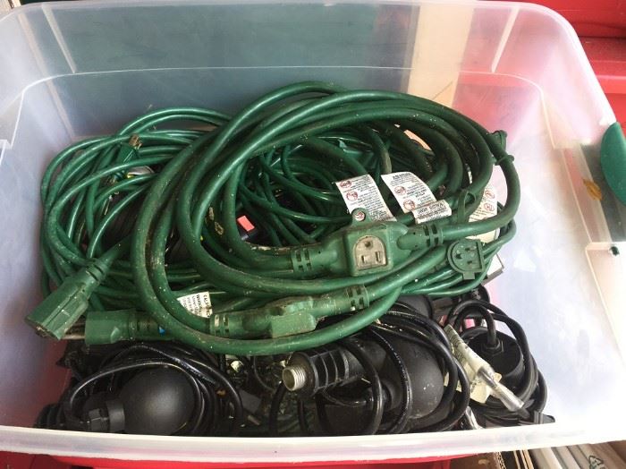 LASER PROJECTION CHRISTMAS LIGHTS & EXT. CORDS