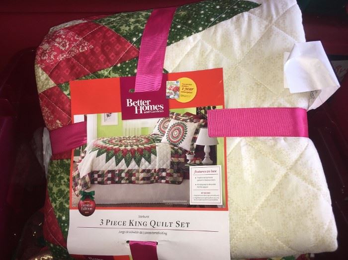 3 PC. KING QUILT SET