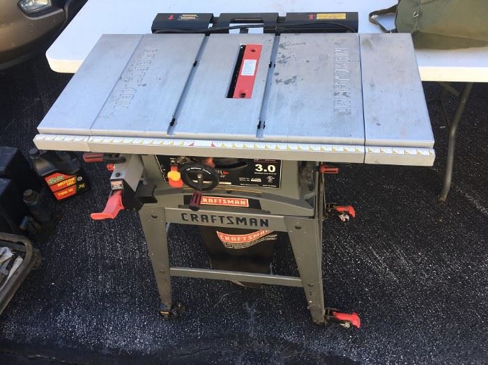 CRAFTSMAN 10" TABLE SAW W/DUST BAG