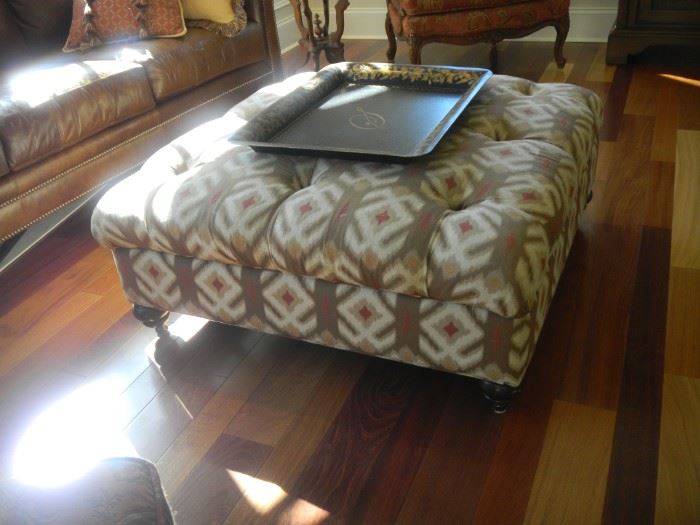 ottoman is 42" square