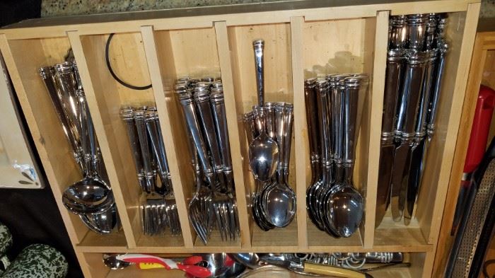 stainless flatware