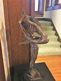 Erte Amants bronze figurine