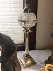 Antique oil lamp