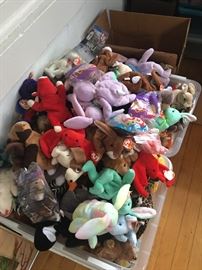 Lots and lots of Beanie Babies