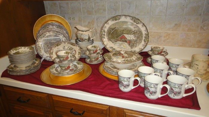 China, Johnson Brothers, " The Friendly Village"