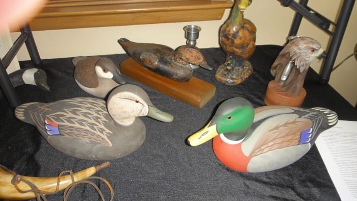 Carved Ducks, All Signed