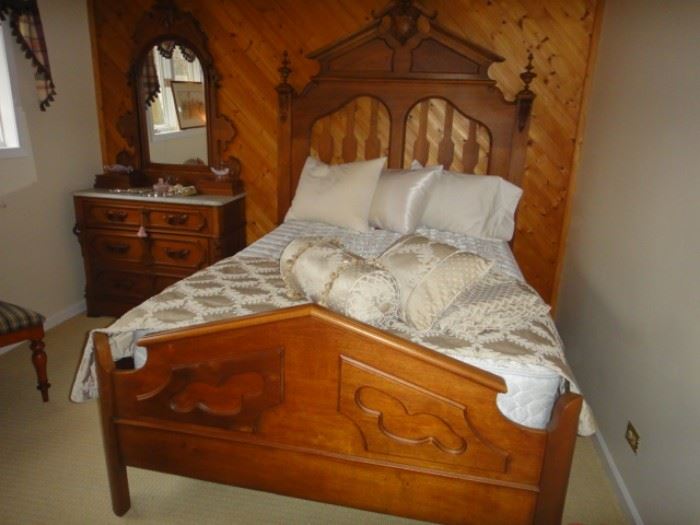 Antique Bedroom set , Linens