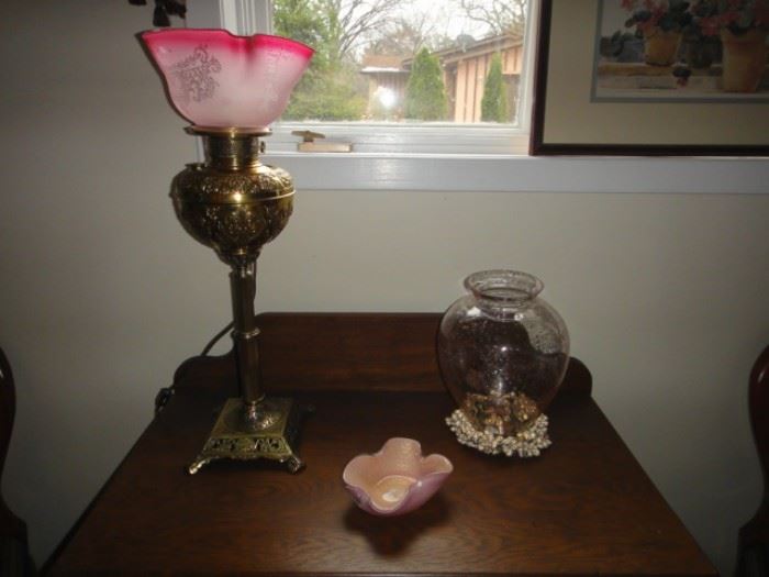 Antique Lamp, Bradley and Hubbard Lamp