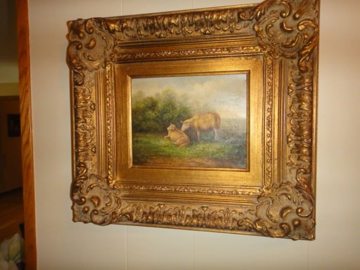 Sheep Art, Framed Art , Marshall Fields