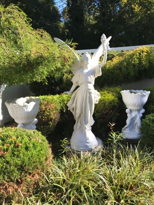Statue # 27 ~ One of the Garden Statues Being Offered & Planters