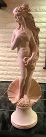 Statue # 1 ~ Nude Lady w/Long Hair ~ 19"
