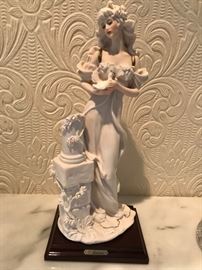 Statue #14 ~ G. Armani Lady Holding Dove