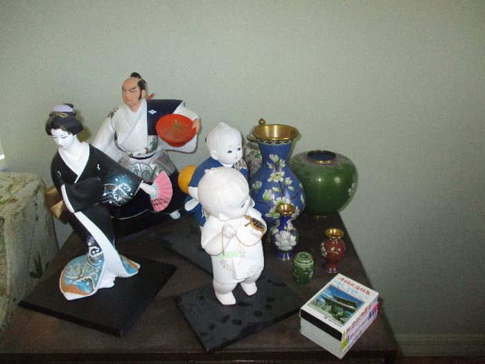 Cloisonne pieces