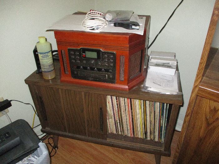 LP's and 45's