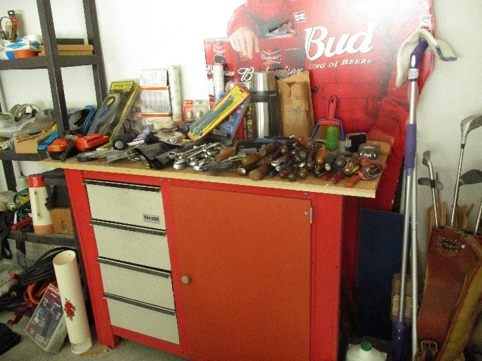 Tool chest and misc. hand tools