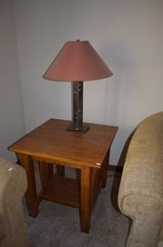 MISSION STYLE SIDE TABLE