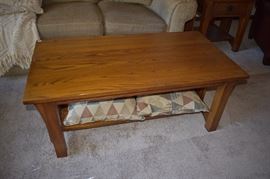 MISSION STYLE COFFEE TABLE