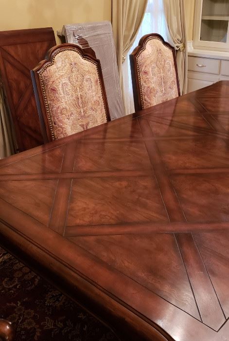 EASTH dining table with inlay;  GORGEOUS