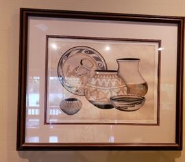 Southwest framed art