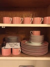 #94 Fitz & Floyd 8 place setting Pink $60.00