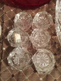 #104 Set of 12 Salts w/small spoons $25.00