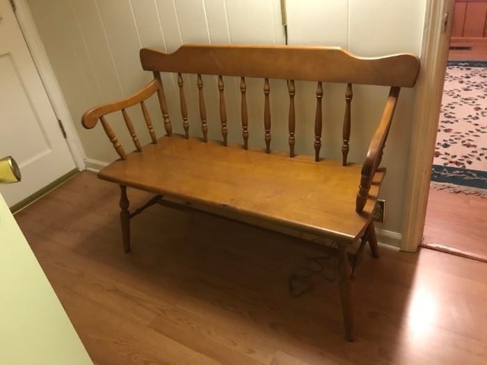#60 maple bench 45 wide $65.00