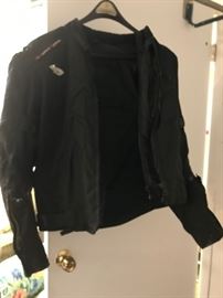 size medium motor cycle jacket black leather $75