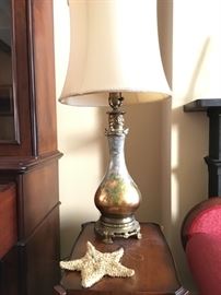 Lusterware Lamp