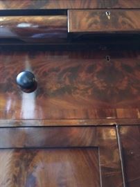 Empire Flame Mahogany Paw Foot Sideboard