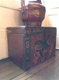 Hand Painted Chinese Box with Dragon